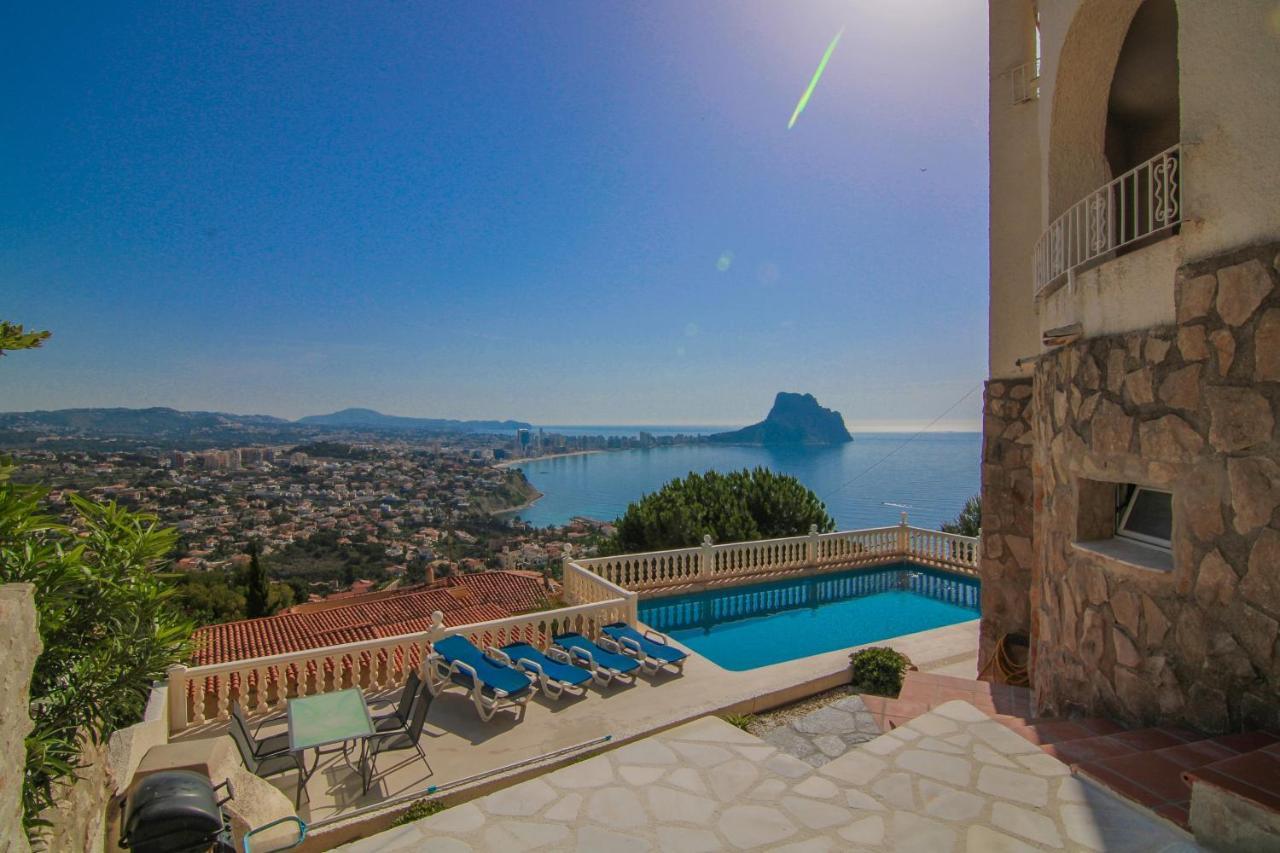 Villa Con Piscina Y Vistas Al Mar - Mar 27 H Кальпе Экстерьер фото